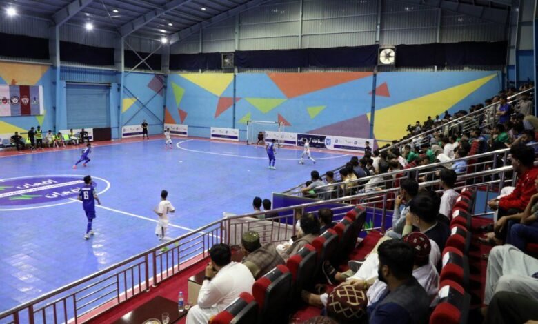 طالبان برگزاری مسابقات فوتسال در ماه رمضان را در کابل ممنوع کردند 15 فصل سوم لیگ برتر فوتسال در کابل 1024x620 1